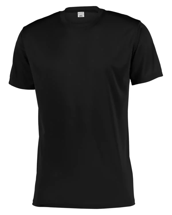 Augusta Sportswear 4790 Attain Wicking Set In Sleeve Tee BLACK