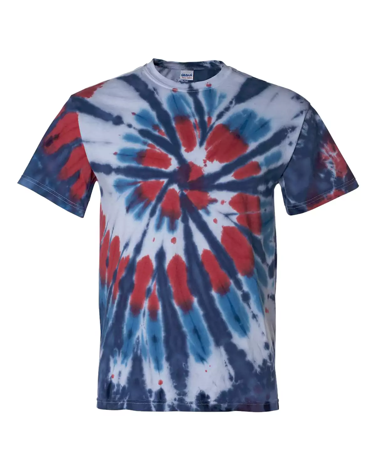 Dyenomite 200T2 Multi-Color Cut-Spiral Tie-Dyed T-Shirt